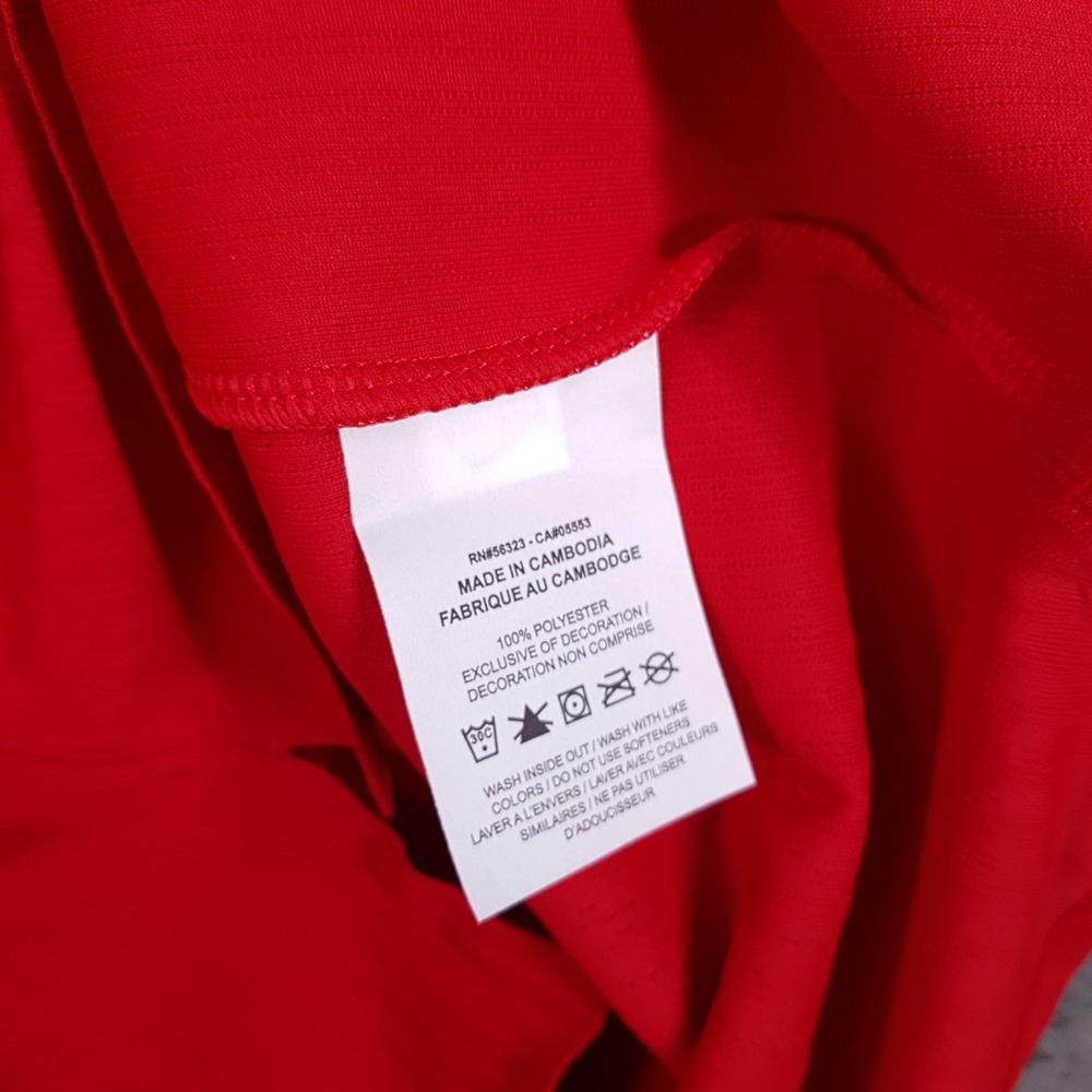NIKE Court Team Canada Dri-FIT Tennis Polo Shirt Mens MEDIUM Red FD8720-688 - Picture 4 of 6